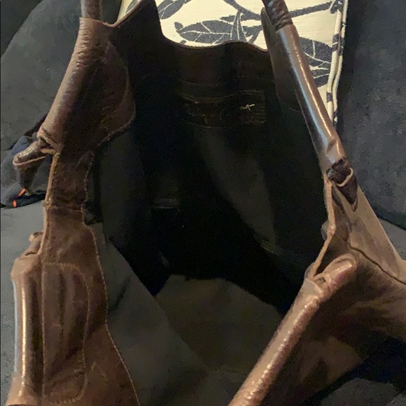 Foley and Corinna Dark Brown Leather Satchel Bag - Picture 7 of 7